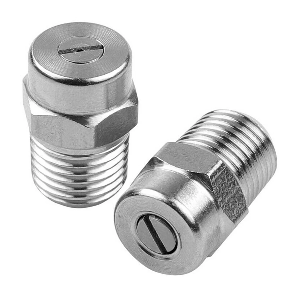 

1PC Washer Cleaner Nozzle High Pressure Threaded Spray Replacement Screw Type Spray Nozzle Tip Garden Water Connectors