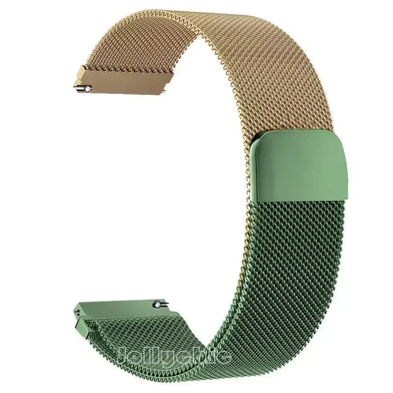Elegant Milanese Stainless Steel Watch Strap, Various Widths Available