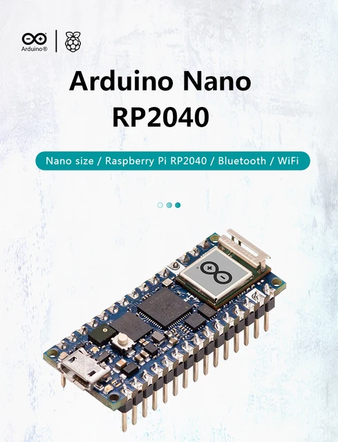 Carte Arduino Nano RP2040 Connect avec Wi-Fi et Bluetooth