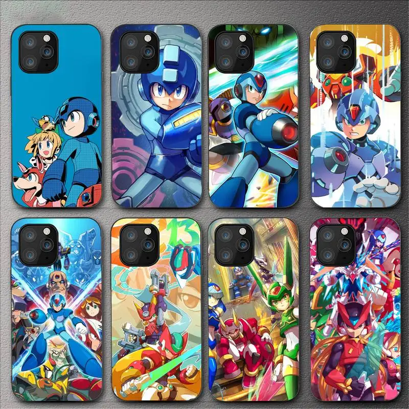 Custodia Per Telefono Rockman Megaman Gamec Per Iphone 11 12 Mini 13 14 Pro Xs Max X 8 7 6S Plus 5 Se Xr Shell