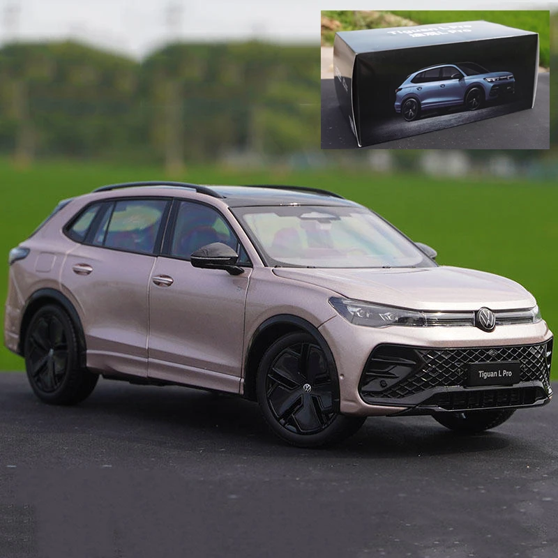 Volkswagen Tiguan L Pro 1/18 スケールモデルミニカー 1:18 Scale Paudi Volkswagen Tiguan L Pro 2024 Gold Diecast