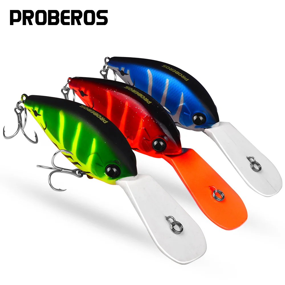 

PROBEROS 5PCS Crankbaits 12.5cm-24.5g Noisy Fishing Lures Topwater Hard Baits With Anti-corrosion Hooks Floating Swimbaits Pesca