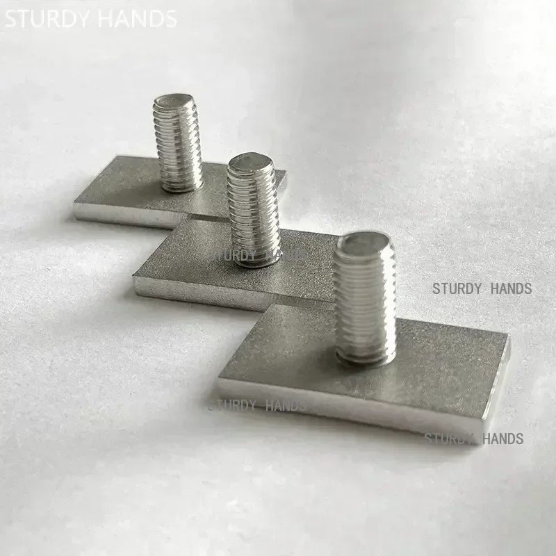 5Pcs Stainless Steel T-Slot Chute Rail Track T Shape Rectangle Hammer Head Bolt Screw M6 M8 Hardware Tools Supplies stainless steel screws stainless steel screw