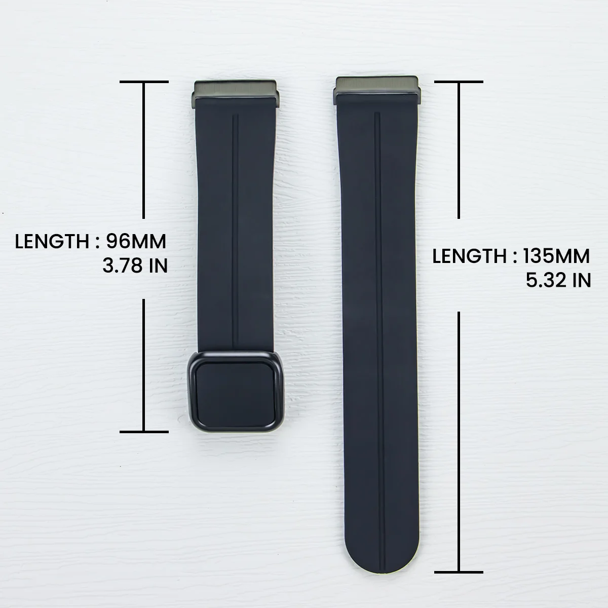 Enhanced Magnetic Buckle Silicone Sports Strap