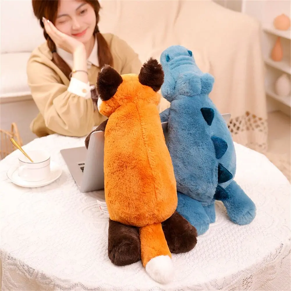 Stuffed  Crocodile Fluffy  45cm 60cm Animal  Lazy Animal   Sloth Stuffed Animal Racoon Sleeping