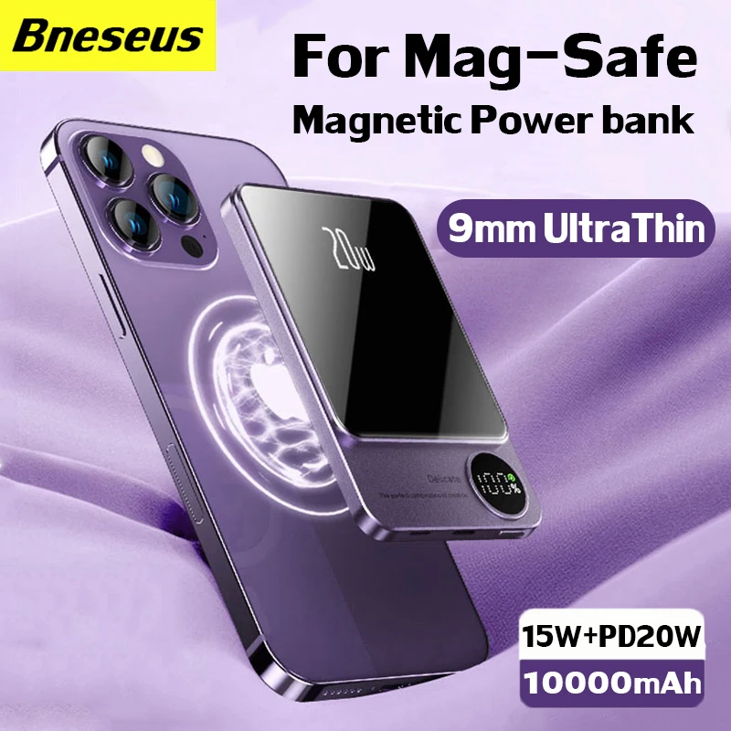  - New Macsafe Powerbank 20W Fast Charger Magnetic Wireless Power Bank For iphone 12 13 14 Pro Max External Auxiliary Battery Pack