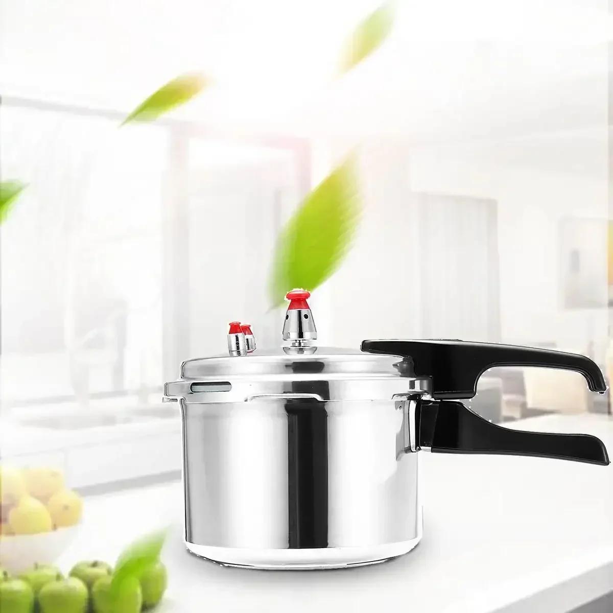 Description Picture 4 of item18/20/22/28cm Kitchen Pressure Cooker Electric Stove Gas Stove Energy-saving Safety Cooking Utensils Outdoor Camping 3/4/5/11L