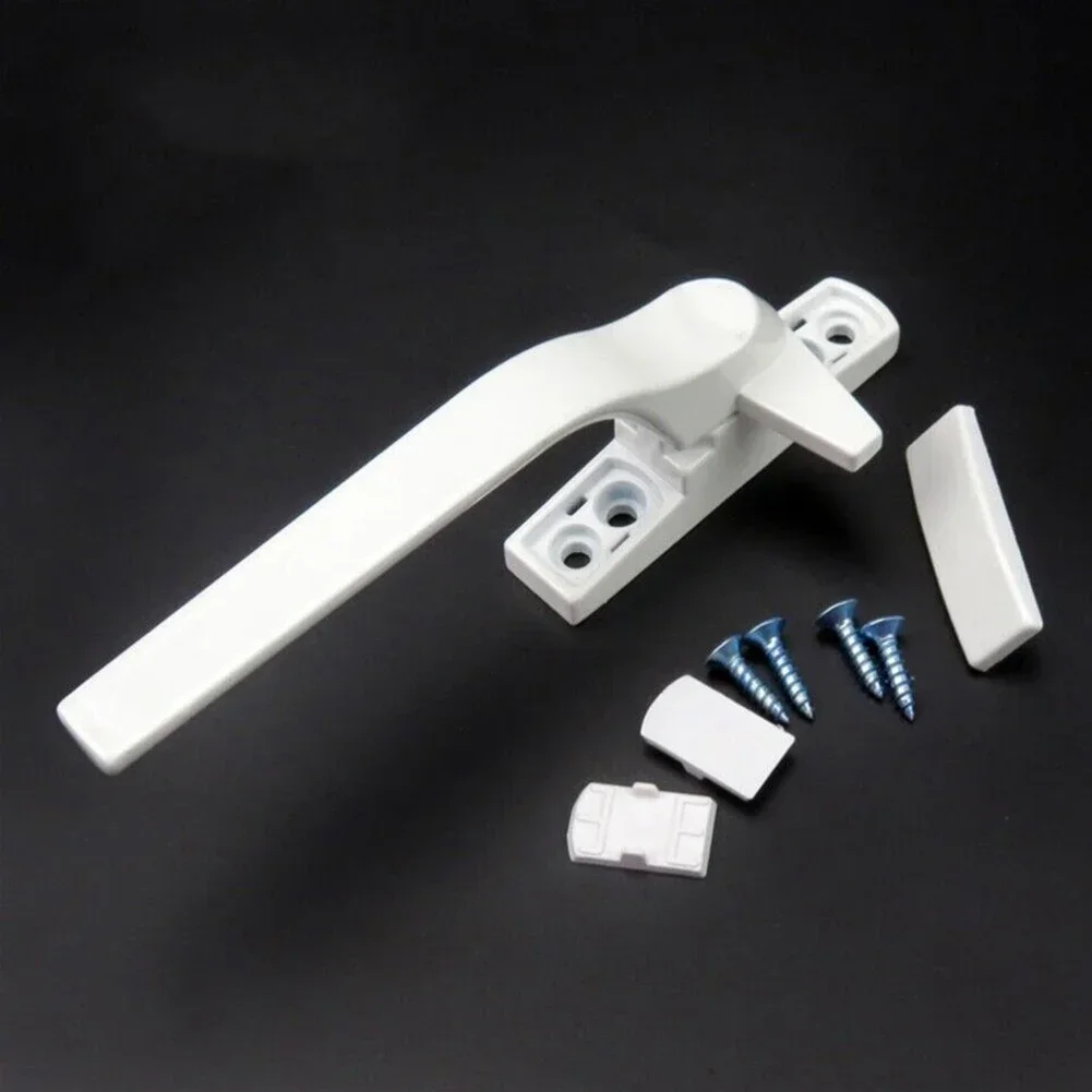 Window Handles Left Right Hand Aluminum Alloy External Flat Handle 7mm Wide Universal For Window Window Accessories Building Hardware