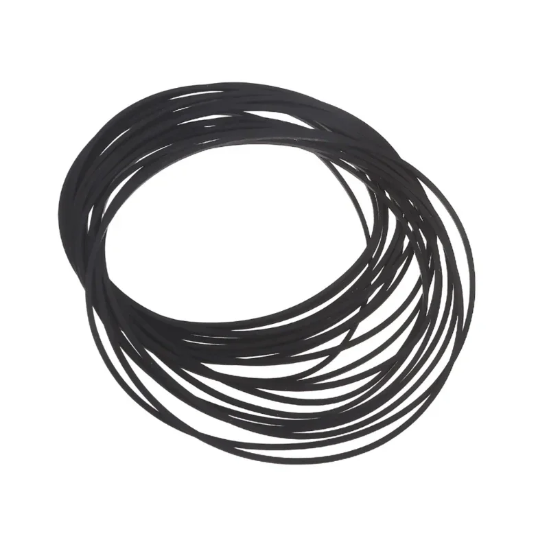 20PCS Mix Size 1mm Square Cassette Tape Machine Belt Assorted Common Belt for Recorder Walkman,Repeater DVDs Drives