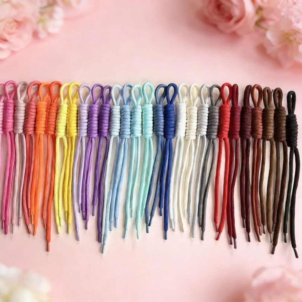 Braided Nylon Rope Lanyard with Handmade Knot - Keychain Crafting Materials (Available in Sets of 10, 20, or 50)