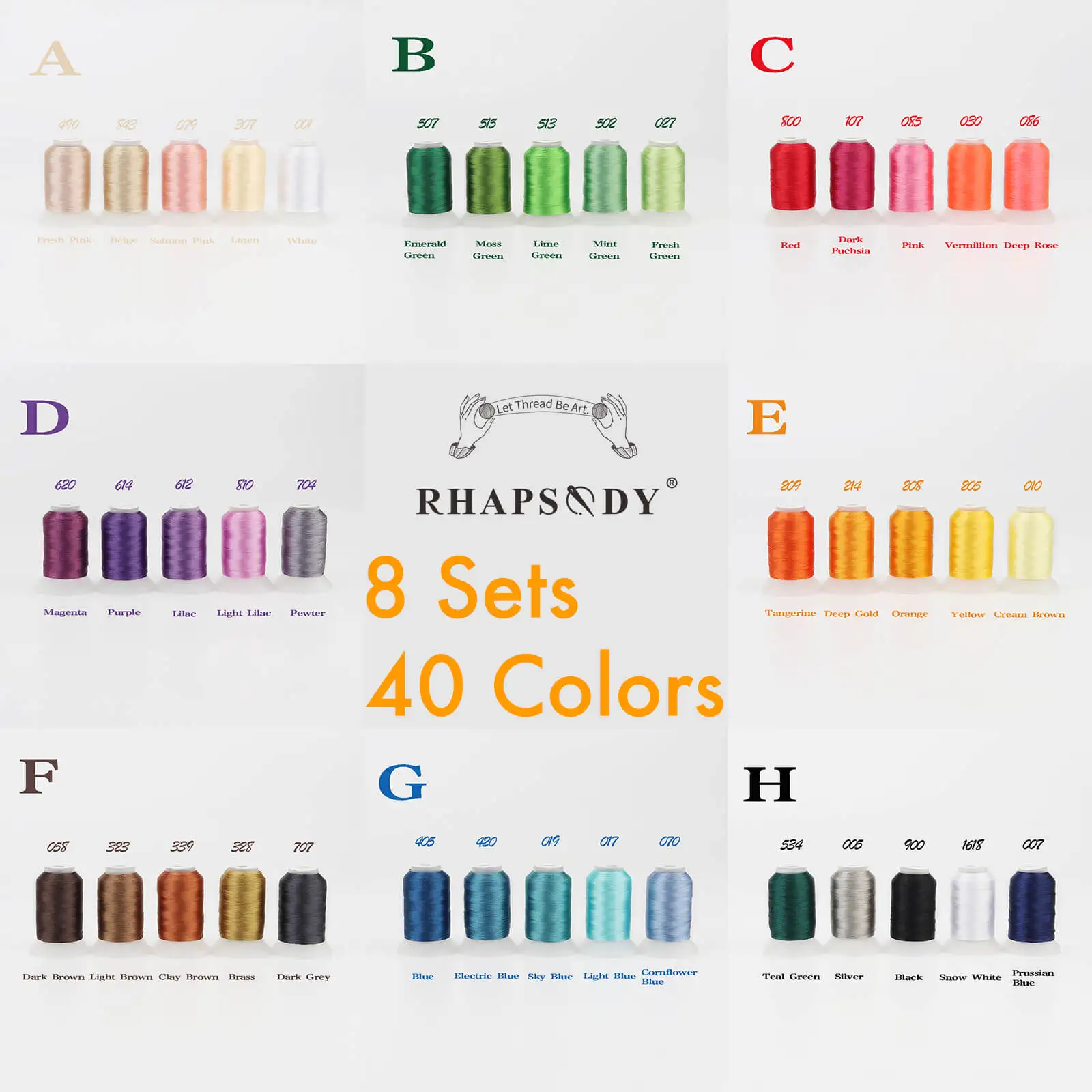 40Colors 8SETS