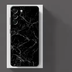 Black Soft Marble Phone Case - Galaxy A10e (Mix01)