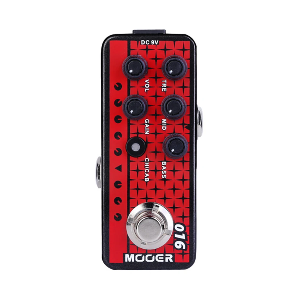 

MOOER 016 Phoneix Digital Preamp Guitar Effect Pedal Guitar Parts & Accessories Speaker Cabinet Simulation High Gain Tap Tempo