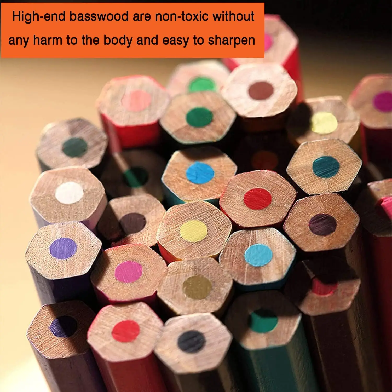 Vibrant Soft Core Colored Pencils for Artists and Beginners