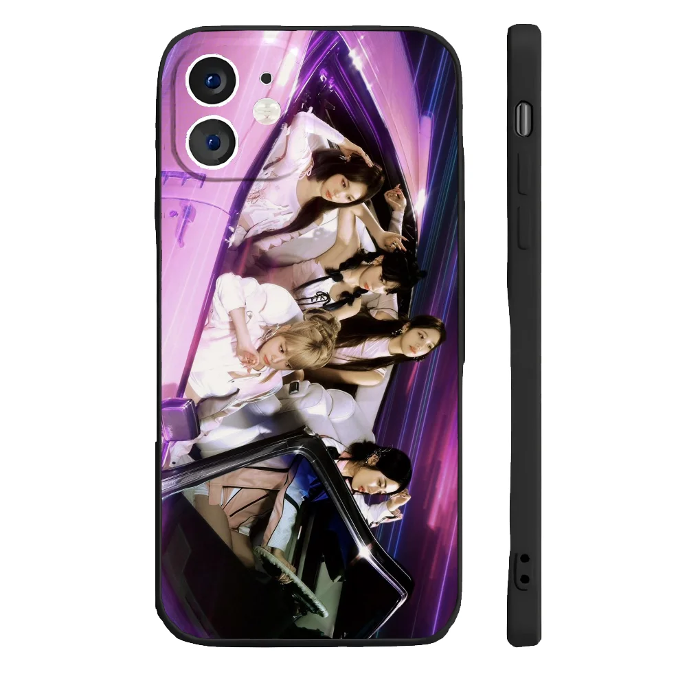 Le Sserafim POPUPスマホケース iPhone15promax Music Girl Band L-Le Sserafim Phone Case Silicone Soft For