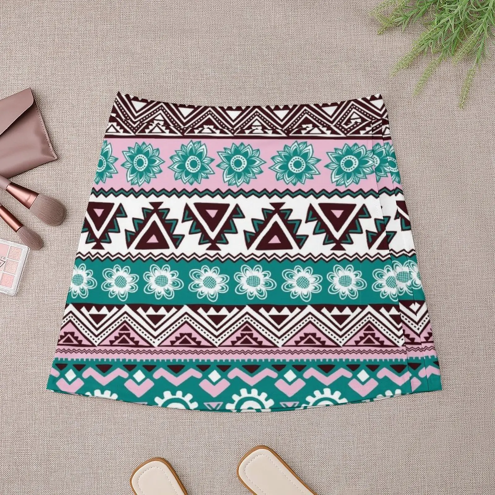 Unique Tribal Pattern Mini Skirt Skirt pants women's stylish skirts Clothes for summer Female skirt