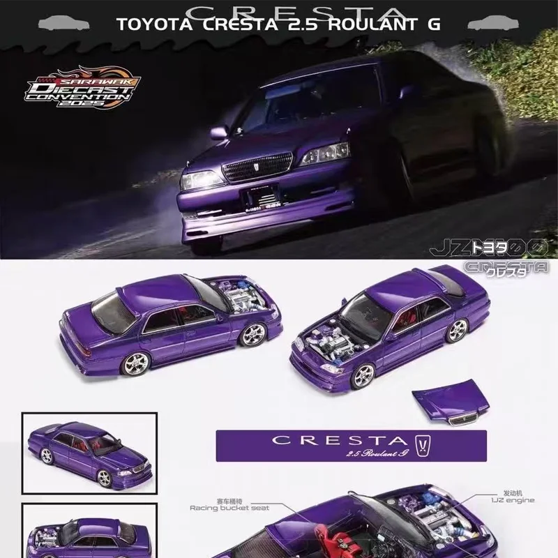 New Mortal 1:64 Toyota Cresta Apa-Xpo 2025 Event Edition Alloy Car