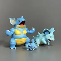 BKM Nidoking and Nidoqueen Anime Figurine Collection - PVC Action Figures (A NO BOX)