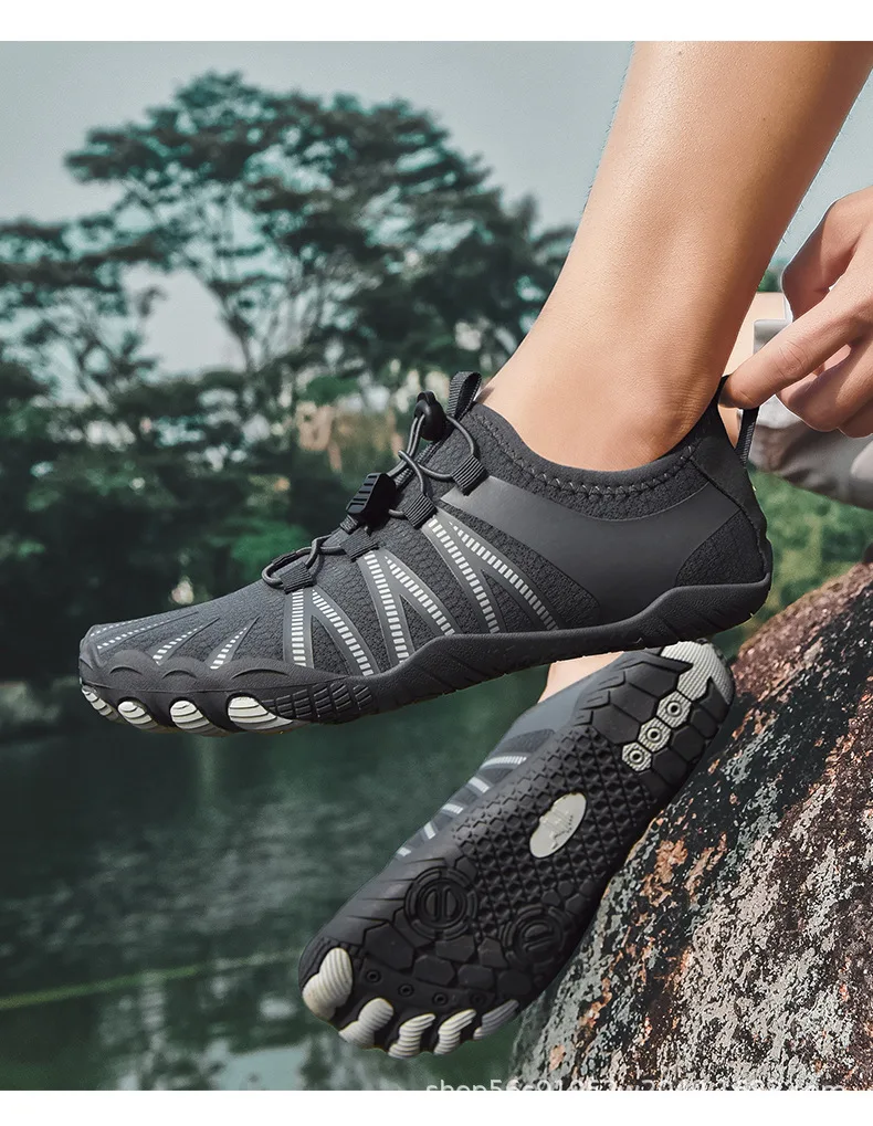 2025 New Pink Color Women Water Shoes Quick Dry Mens Size 36-47 Barefoot Beach Sandals Upstream Aqua Shoes Fitness Sneakers