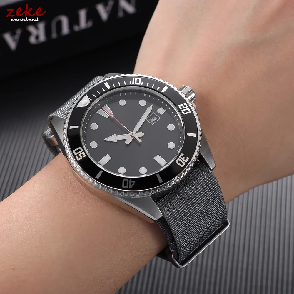 Premium Woven Nylon Watchband - Military Sport Design