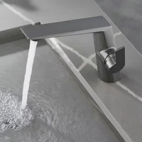 โครเมี่ยม/ปืนสีเทาร้อนและเย็น dual-use ก๊อกน้ําอ่างล้างหน้าห้องน้ําหรูหราอ่างล้างหน้าใต้เคาน์เตอร์อ่างล้างหน้าอ่างล้างหน้า fa 1