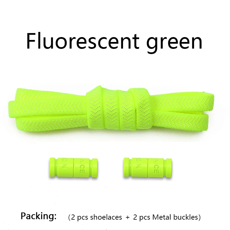 Vibrant No-Tie Elastic Shoelaces for Effortless Footwear