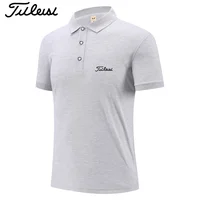 Polo à manches courtes de marque de luxe pour hommes, nouveau t-shirt respirant haut de gamme à revers, vêtements décontractés à la mode pour hommes 4