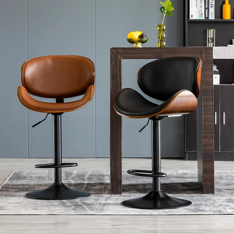 Adjustable Kitchen Bar Chair Modern High Nordic Design Breakfast Bar Stools Luxury Minimalist Furniture for Decoration