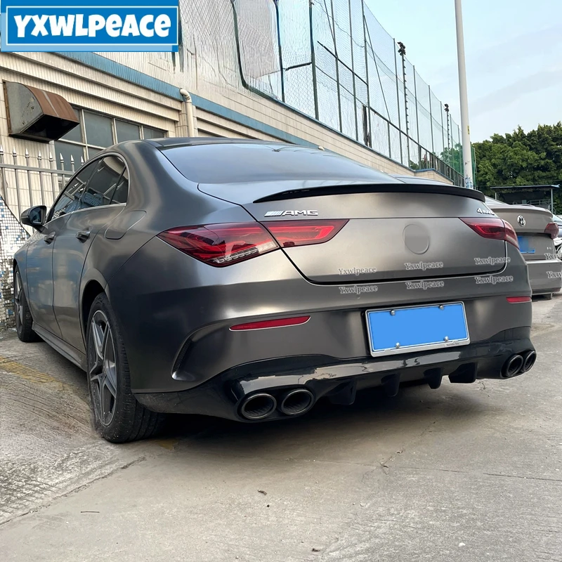 

For Mercedes-Benz CLA-class C118 2020-2022 Spoiler CLA180 200 220 250 260 Rear Trunk Lip Spoiler Wing Body Kit Accessories