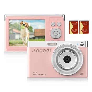 Andoer 4K Digital Camera Video Camcorder 50MP 2.88 1