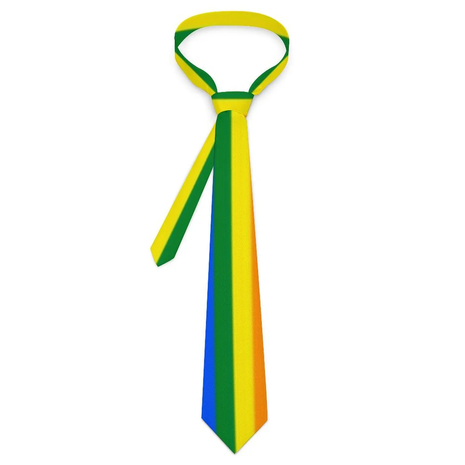 

Colorful Stripes Tie Rainbow Flag Gay Pride Wedding Neck Ties Men Women Cute Funny Necktie Accessories Graphic Collar Tie