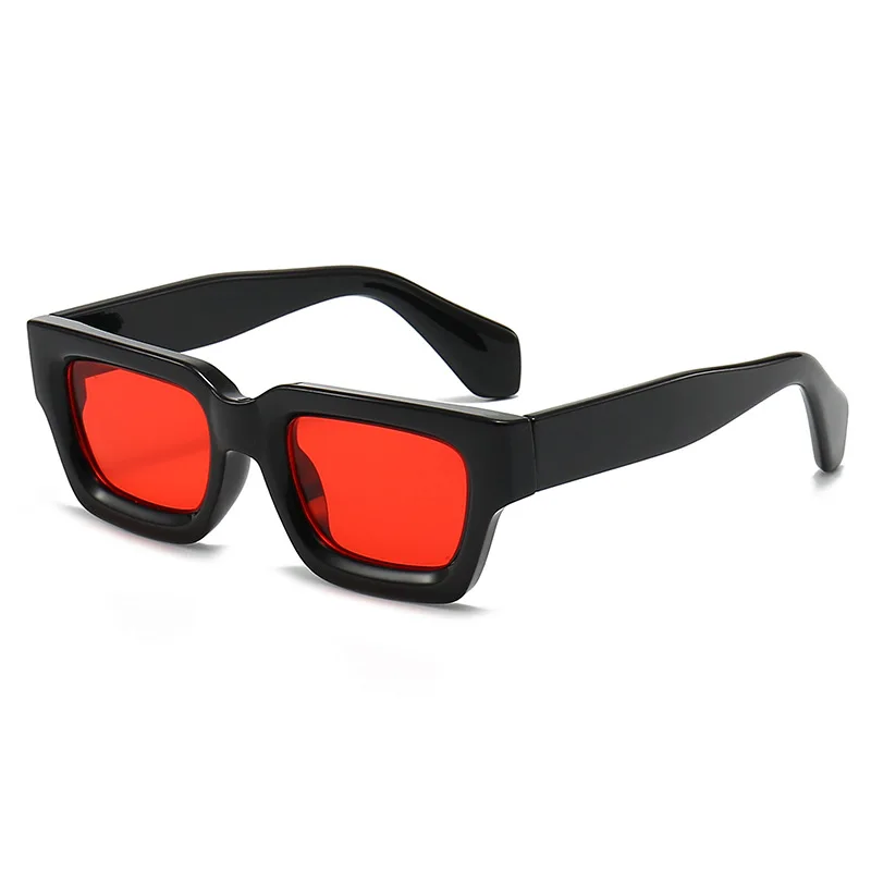 

Vintage Small Square Sunglasses Men Women Personalized Thick Frame Ins Outdoor Beach Driver Rider Trip Holiday Shopping UV400