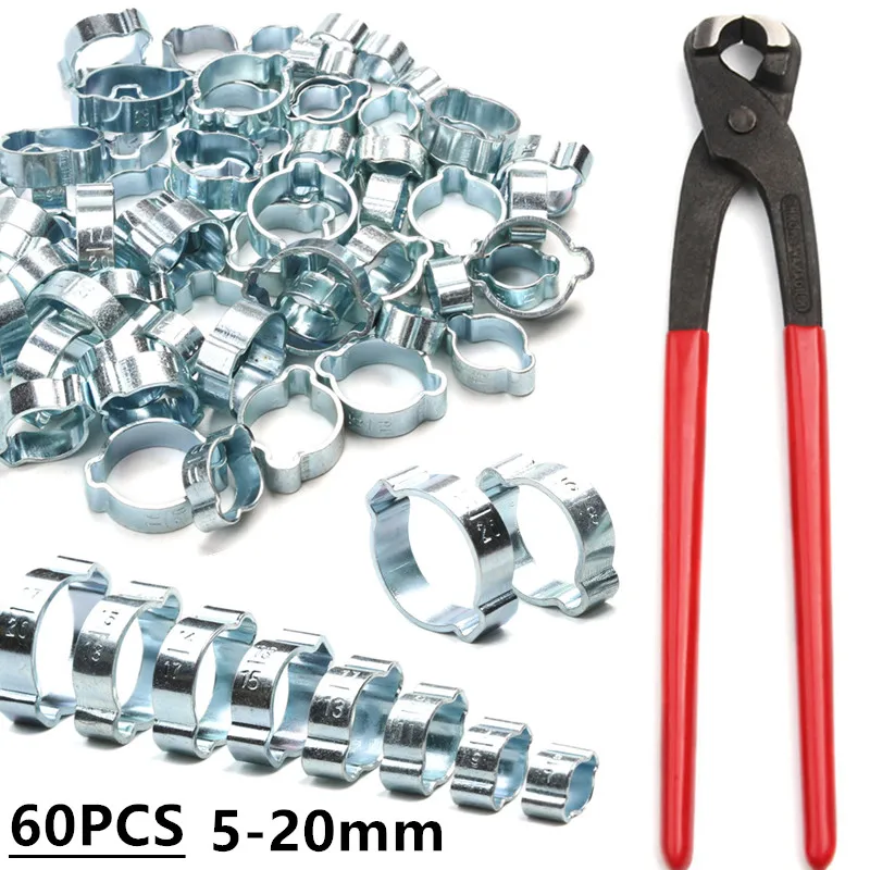 Kit De Pinces Pour Colliers De Serrage - DUOKON - XIG - 80 Colliers De Serrage à Une Oreille