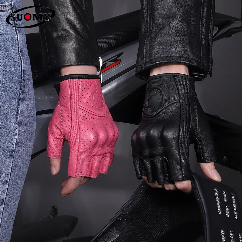  Guantes de carreras de motocicleta de medio dedo, para verano,  motocross, fuera de carretera, sin dedos, guantes de ciclismo, moto, M :  Ropa, Zapatos y Joyería