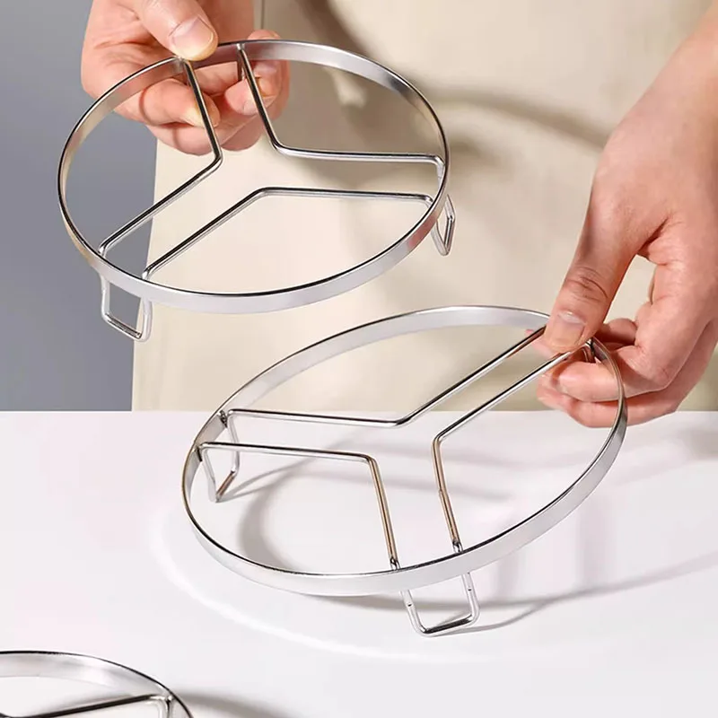 Description Picture 6 of item304 Stainless Steel Steamer Rack, Cooling Stand for Steaming Food Air Fryer Pot, Fit for Pressure Cooker - Cooking & Baking