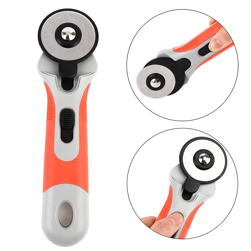 Taglierina Circolare Per Tessuti 45mm - Con 6 Lame Di Ricambio Per Cucito E Fai Da Te - Foto 6