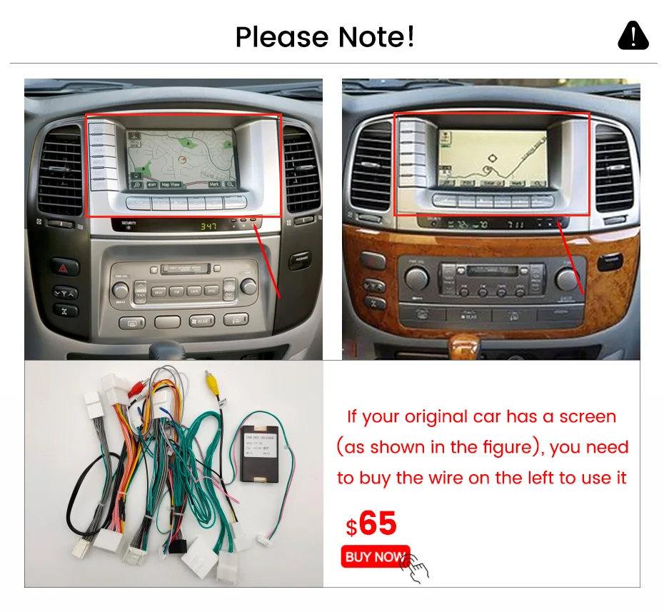 

Navifly Optional Wire Cable Canbus For Toyota Land Cruiser Iveco Daily