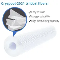 Pool Filter Compatible with C1200, CX1200RE, PA120, C-8412, FC-1293, WaterwayClearwaterII, ProClean 125, 4 Pack 2