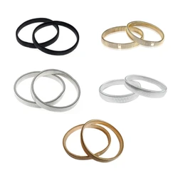 2PCS Fashion Metal Shirt Sleeve Holder Elastic Armlet Bracelets for Nightclub drop shipping