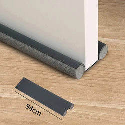 Flexible Under Door Draft Stopper - Thicker Anti - Cold Weather Seal Strip - 1PC (Grey)
