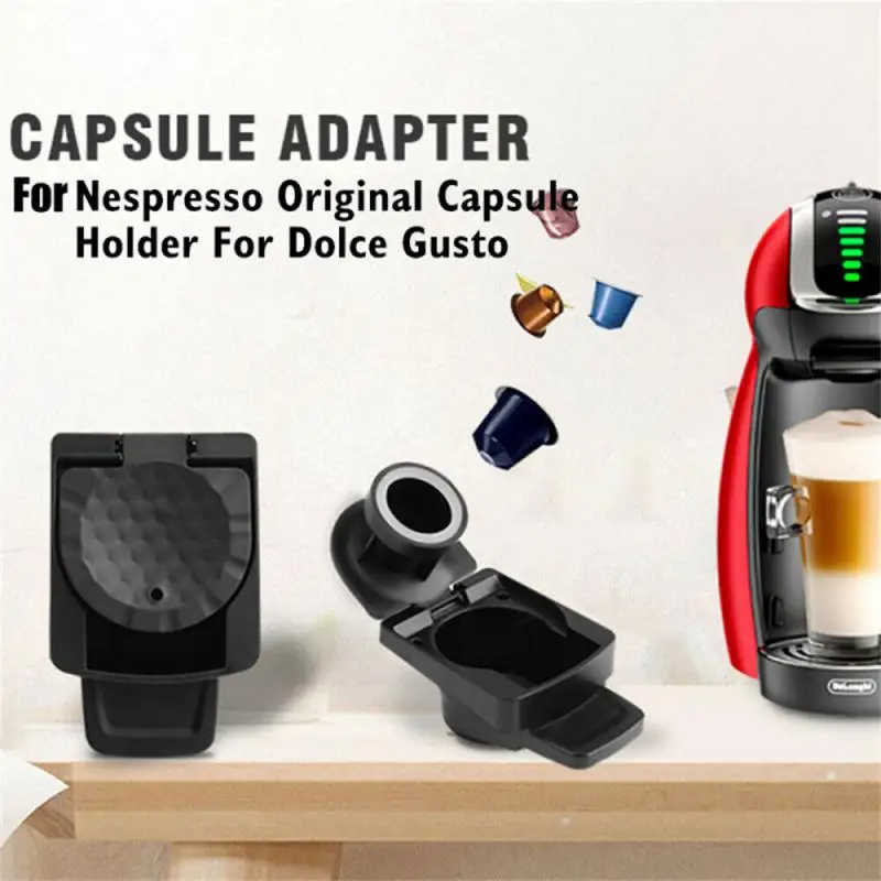 Adattatore Per Capsula Riutilizzabile Dolce Gusto Per Macchina Piccolo Xs/Genio S Per Capsule Nespresso Icafilas