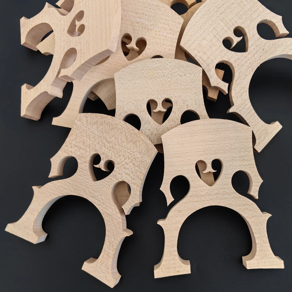 Professional Cello Bridge Cello Code for 4/4 3/4 1/2 1/4 1/8 Size Wooden Material String Instrument Accessories