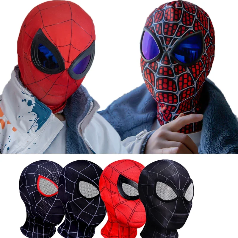 Hot Toys Maschere Da Supereroe In Spiderman Verse Miles Morales Mask Costume Cosplay Zentai Spider Helmet Man Homecoming Caps