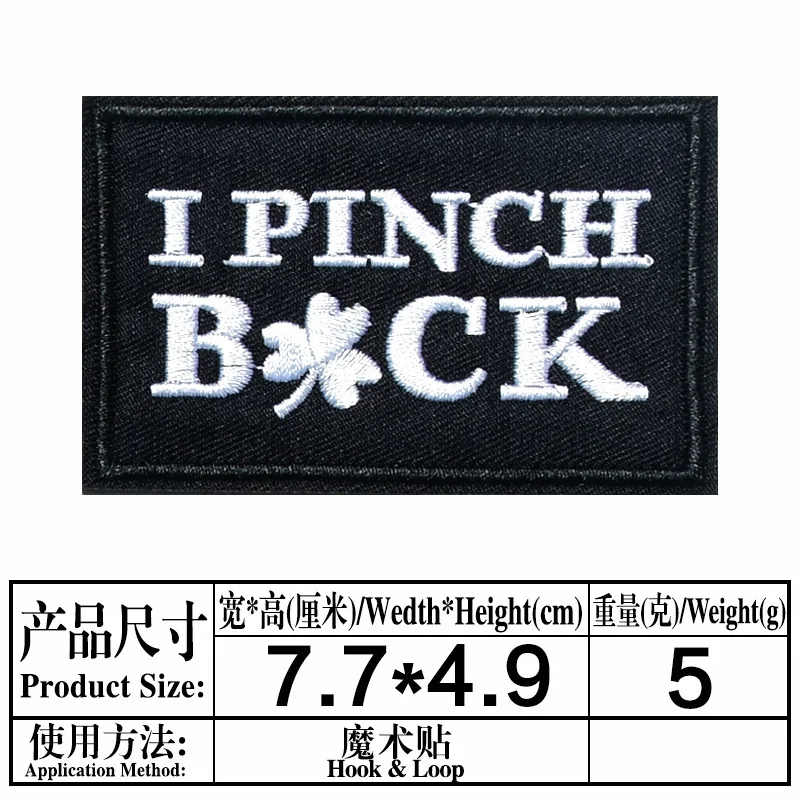 Creative English Quotes Patches Embroidered Letters Sticker Set Hook Loop Morale Badges Black White Slogan for DIY Caps Backpack Interlinings & Linings Fabric & Sewing Supplies