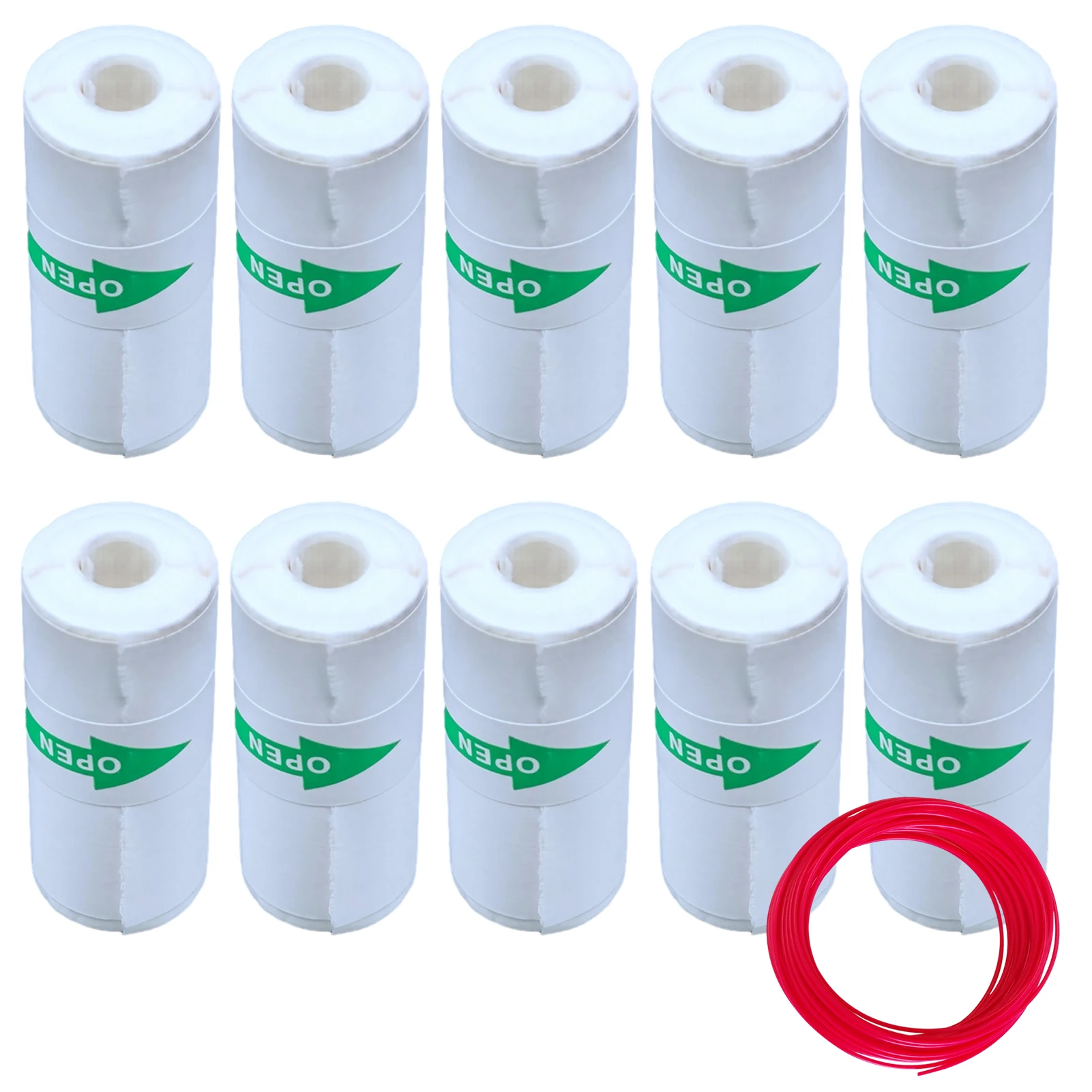 

10rolls Pen Portable Label Stickers White 1.75mm PLA 3D Thermal DIY 57x25mm Printing Paper Home Decor Office Mini Photo Printer
