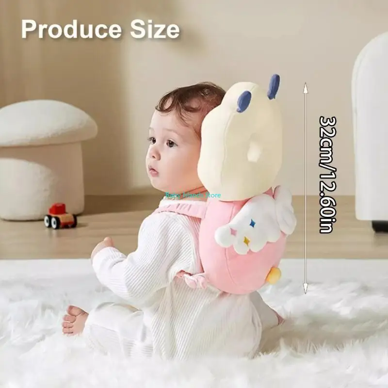 K92D  머리 보호대 안전 머리 보호 쿠션 크롤링 및 걷기 를위한 가볍고 부드러운 배낭 베개