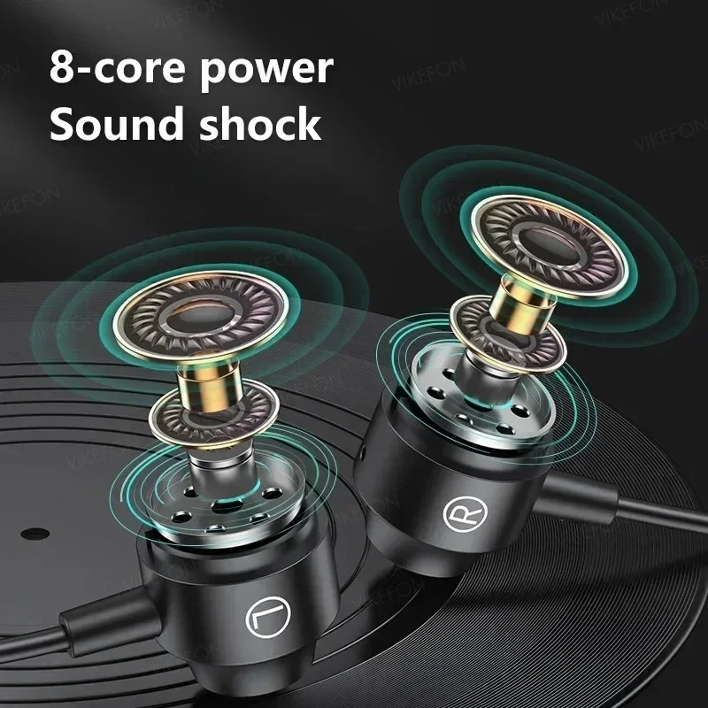 NEW Magnetic Wired Game Headphone L Jack HIIF Bass Stereo Music Headset 3.5mm AUX Type-c Earphone For Mobile Phones and Computer 4