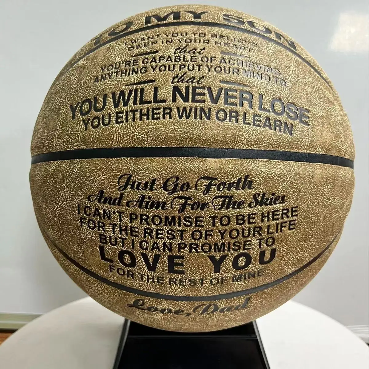 Basketball For Son Size 7 Competition Basketball Standard Ball Men Team Birthday Cowhide Gift