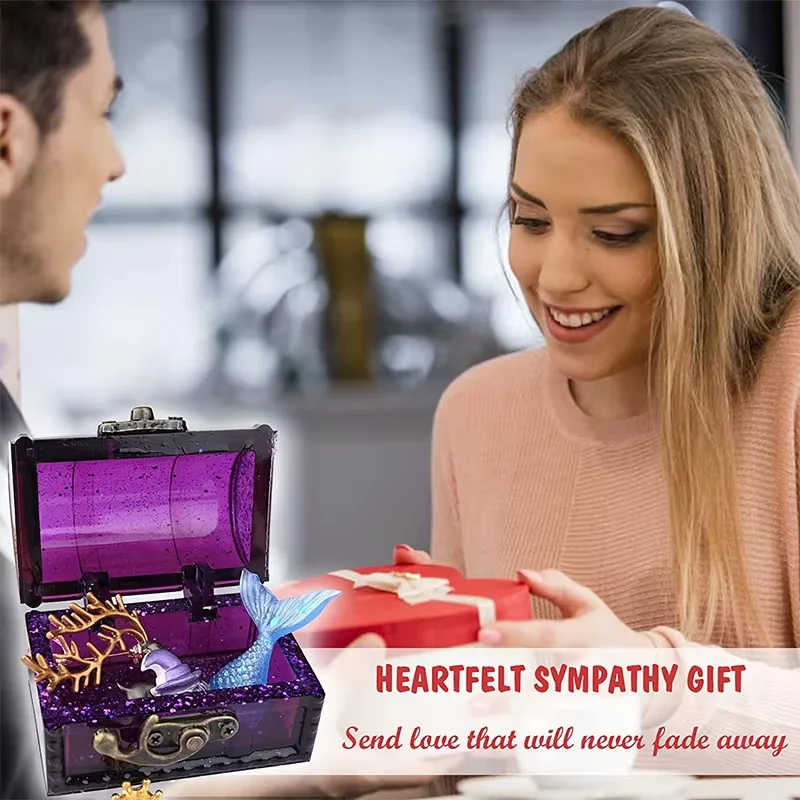 DIY 수납함 실리콘 몰드 세트 보물상자 쥬얼리 정리함 레진 몰드 석고 점토 공예품 만들기 용품 홈데코용