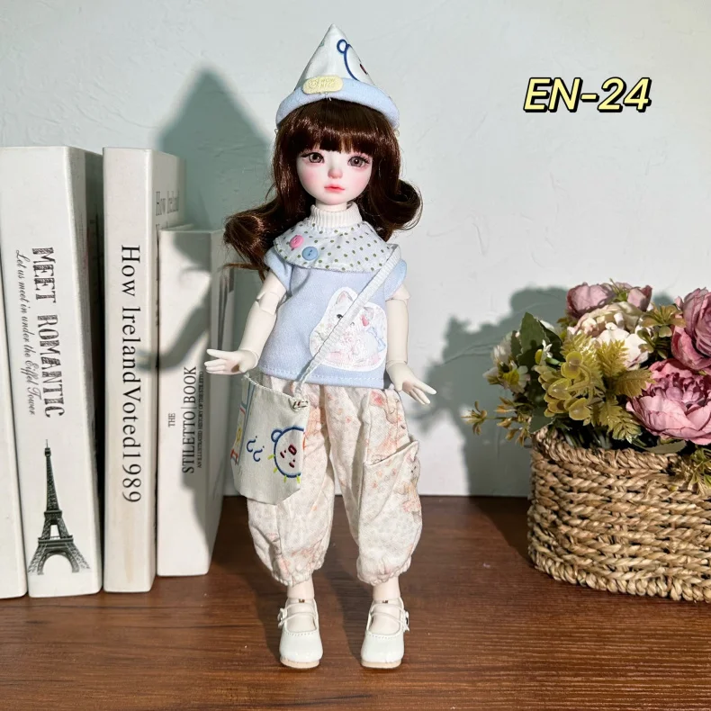 Mode Casual Anzug 30 cm BJD Puppe Kleidung für Mädchen Dress Up Zubehör Geschenk 1/6 Skala Puppe Outfit – Detail 5